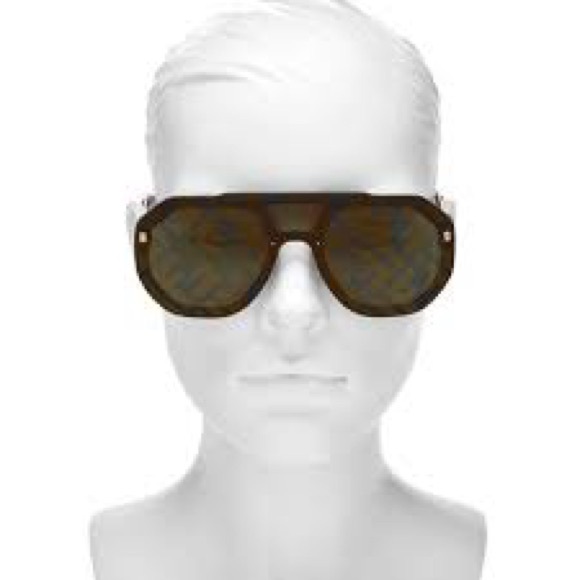 Fendi FF Evolution Mask Sunglasses with Case 142mm, New w/Tag, Full Inclusion - Picture 14 of 14